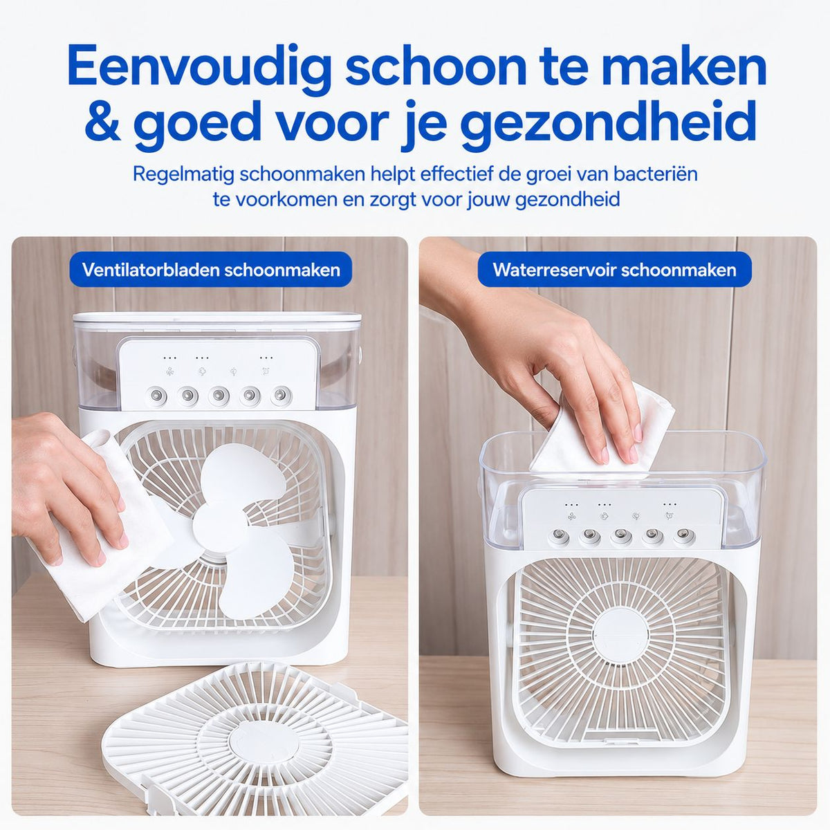 Mini Aircooler | Verkoeling op je bureau in seconden
